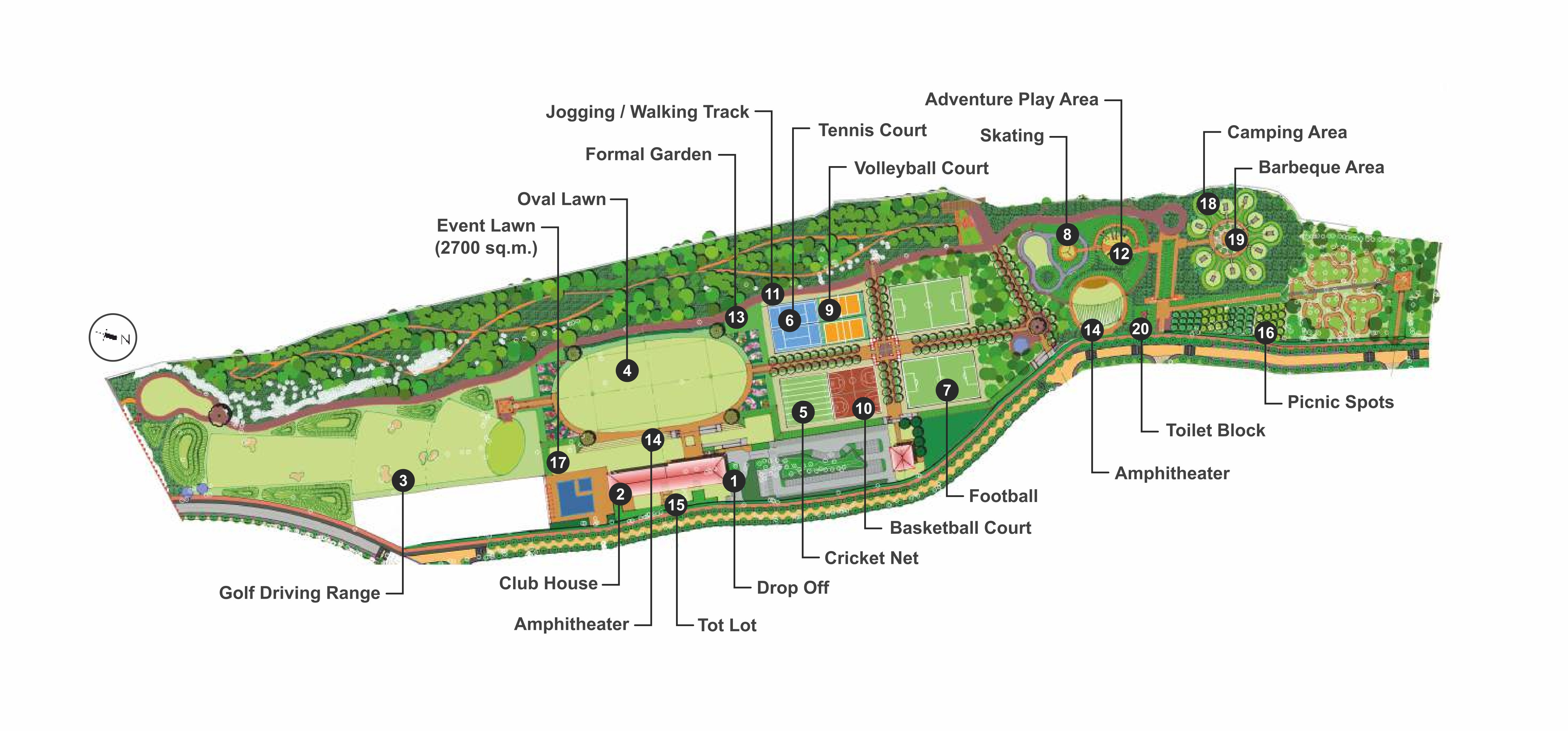 Saajgiri 2 & 3 BHK Apartment Floor Plan